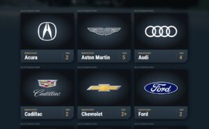 car list project motor racing
