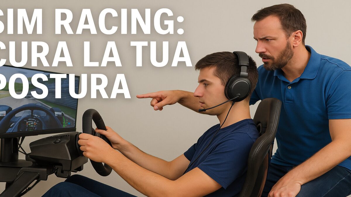 Optimal Shoulder Position Sim Racing La postura perfetta nel sim racing - Ci vediamo in pista